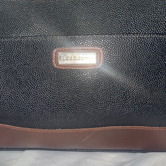 Liz Claiborne Black and Brown Crossbody Bag vintage - Picture 2 of 10